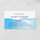 Poolservice Visitenkarte (Rückseite)