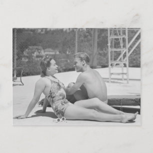 Poolside Fandom Postkarte