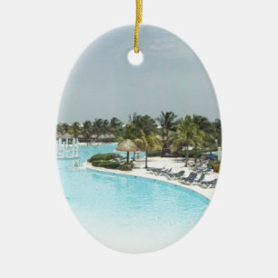 Poolside Keramik Ornament