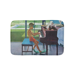 Poolside-Klavier-Praxis Badematte