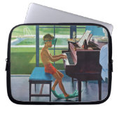 Poolside-Klavier-Praxis Laptopschutzhülle (Vorderseite)