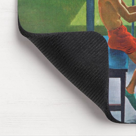 Poolside-Klavier-Praxis Mousepad (Ecke)