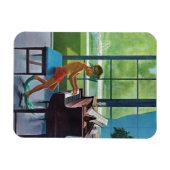 Poolside-Klavierpraxis Magnet (Horizontal)