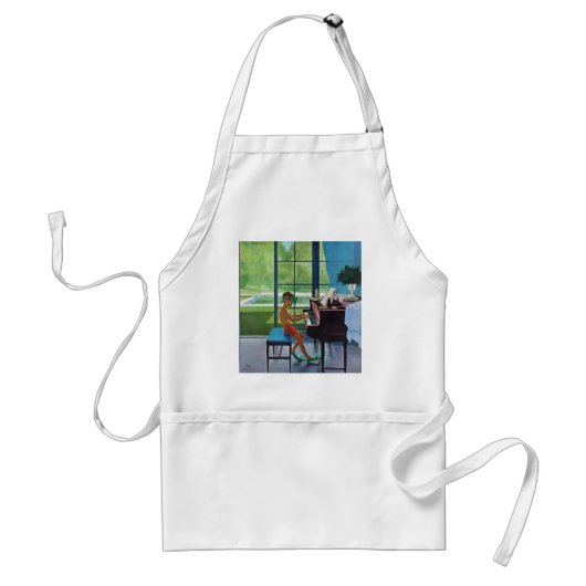 Poolside-Klavierpraxis Schürze (Vorne)