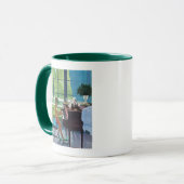 Poolside-Klavierpraxis Tasse (Vorderseite Links)
