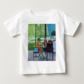 Poolside Piano Praxis Baby T-shirt