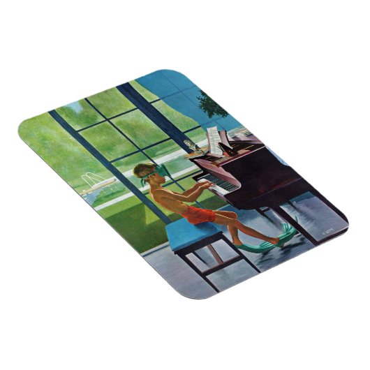 Poolside Piano Praxis Magnet (Rechte Seite)