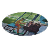 Poolside Piano Praxis Schneidebrett (Ecke)