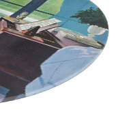 Poolside Piano Praxis Schneidebrett (Ecke)