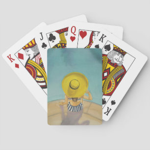 Poolside-Schönheit  Spielkarten