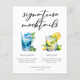 Poolside Signature Mocktails Sommer-Menü