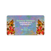 Poolside Singer 2338 Adresse Adressaufkleber (Vorne)