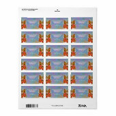 Poolside Singer 2338 Adresse Adressaufkleber (Vorne)