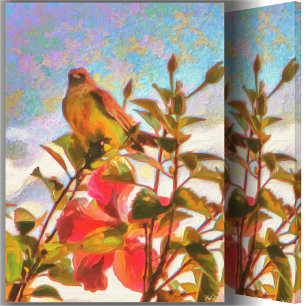 Poolside Singer 2338 Art Leinwanddruck