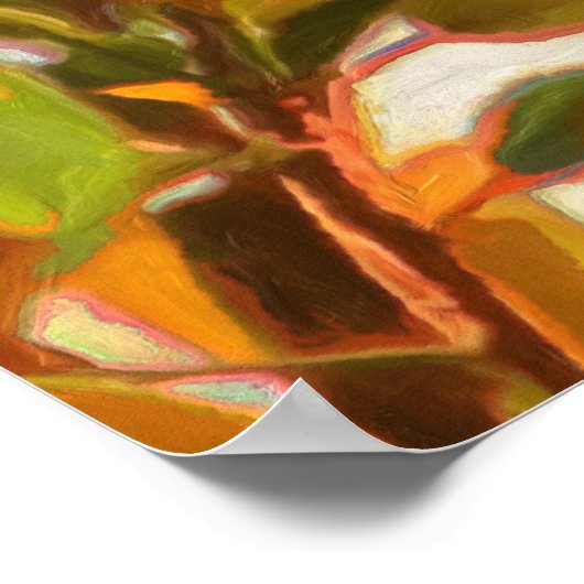 Poolside Singer 2338 Art Print Poster (Ecke)