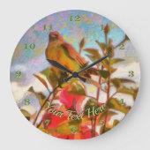 Poolside Singer 2338 Große Wanduhr (Vorderseite)