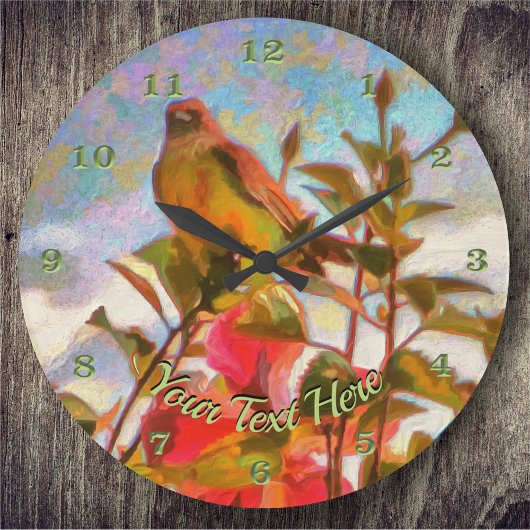 Poolside Singer 2338 Große Wanduhr