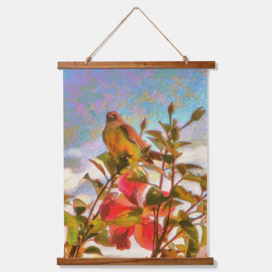 Poolside Singer 2338 Wandteppich Mit Holzrahmen (Vorderseite)