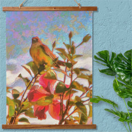 Poolside Singer 2338 Wandteppich Mit Holzrahmen