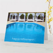 Poolsideruhestand groß karte (Gelbe Blume)