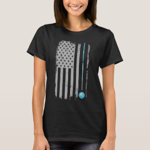 Poolspieler - Billard 8 Ball Vintage Amerikanische T-Shirt