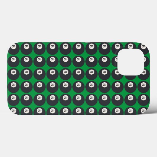 Poolspieler oder Zauberer 8 Ball Phone Case (Rückseite (Horizontal))