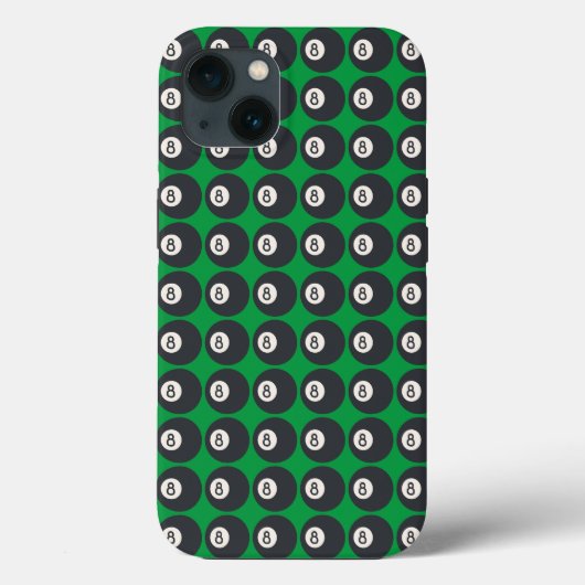 Poolspieler oder Zauberer 8 Ball Phone Case (Rückseite)