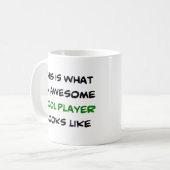 Poolspieler, phantastisch kaffeetasse (Vorderseite Links)