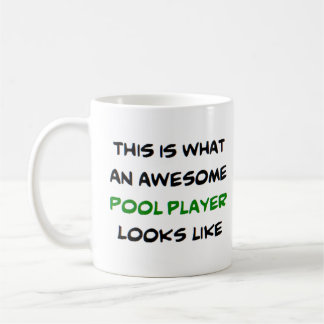 Poolspieler, phantastisch kaffeetasse