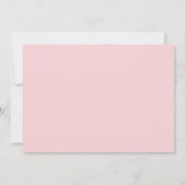 Poolszene mit tropischem Pool Party Einladung (Rückseite)