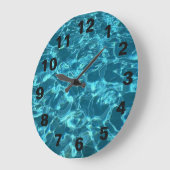 PoolUhr Große Wanduhr (Winkel)