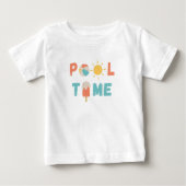 Poolzeit. Baby Tops & T - Shirt (Vorderseite)