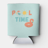 Poolzeit. Dosenkühler (Vorderseite)