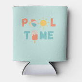 Poolzeit. Dosenkühler (Vorderseite)