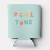 Poolzeit. Dosenkühler (Rückseite)