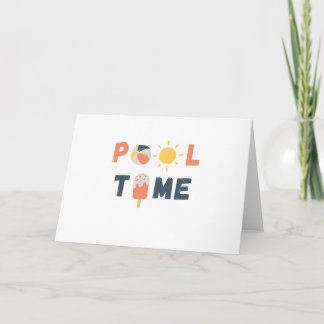 Poolzeit. Einladungen und Grußkarten