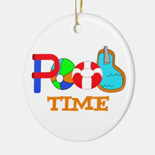 Poolzeit Keramikornament (Links)