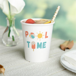 Poolzeit. Party Cups & Supplier Pappbecher