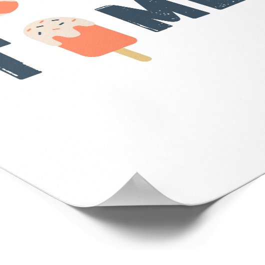 Poolzeit. Poster & Prints (Ecke)