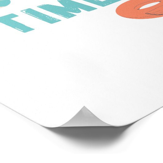 Poolzeit. Poster & Prints (Ecke)