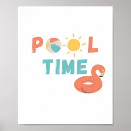 Poolzeit. Poster & Prints