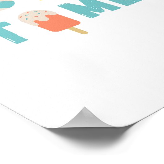 Poolzeit. Poster & Prints (Ecke)