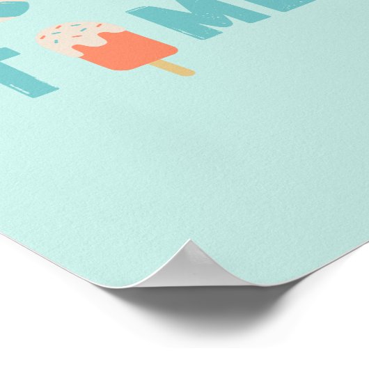 Poolzeit. Poster & Prints (Ecke)