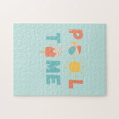 Poolzeit. Puzzle (Horizontal)