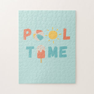 Poolzeit. Puzzle