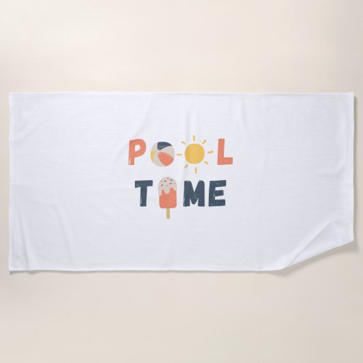 Poolzeit. Strandtücher (Vorderseite)