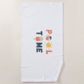 Poolzeit. Strandtücher (Vorderseite)