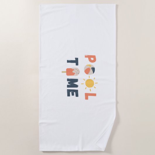 Poolzeit. Strandtücher (Vorderseite)