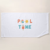 Poolzeit. Strandtücher (Vorderseite)