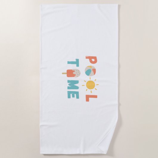 Poolzeit. Strandtücher (Vorderseite)